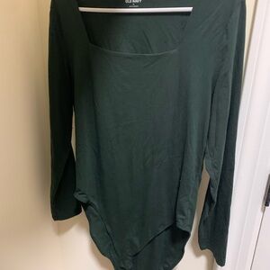 Old Navy Dark Green Bodysuit
